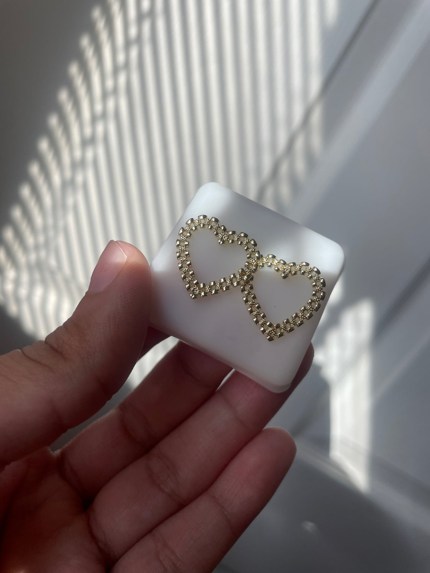Rolex Heart earrings