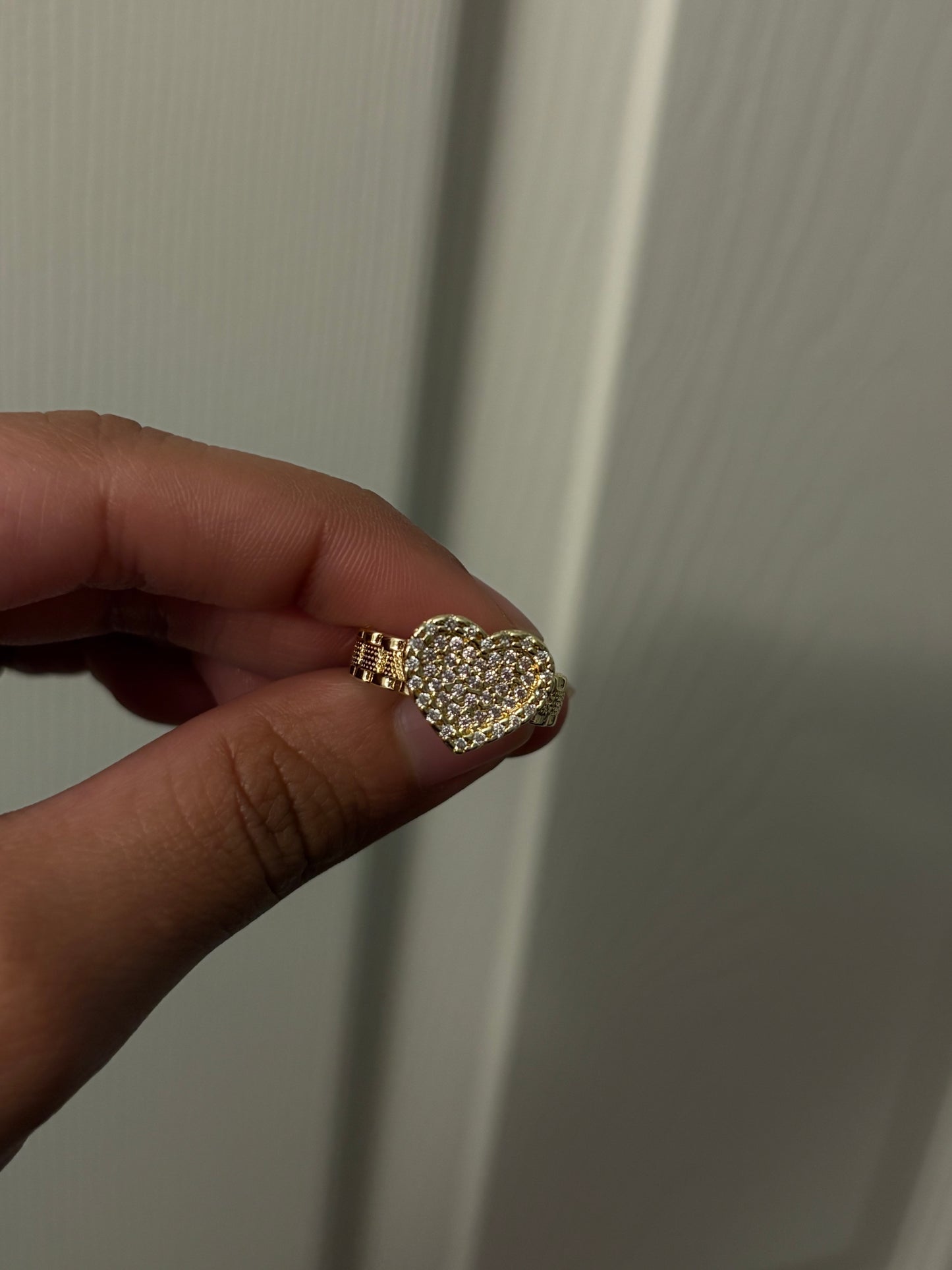 Pink Heart Rolex ring