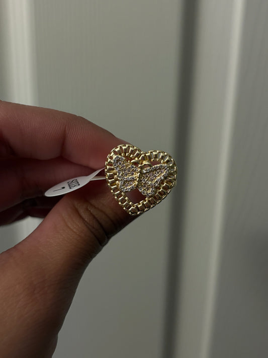 Butterfly Rolex ring