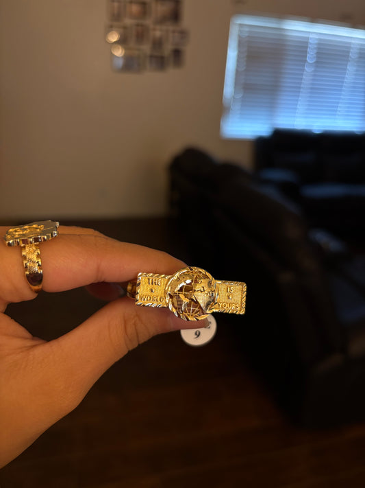 The 🌎 is yours 2 finger ring