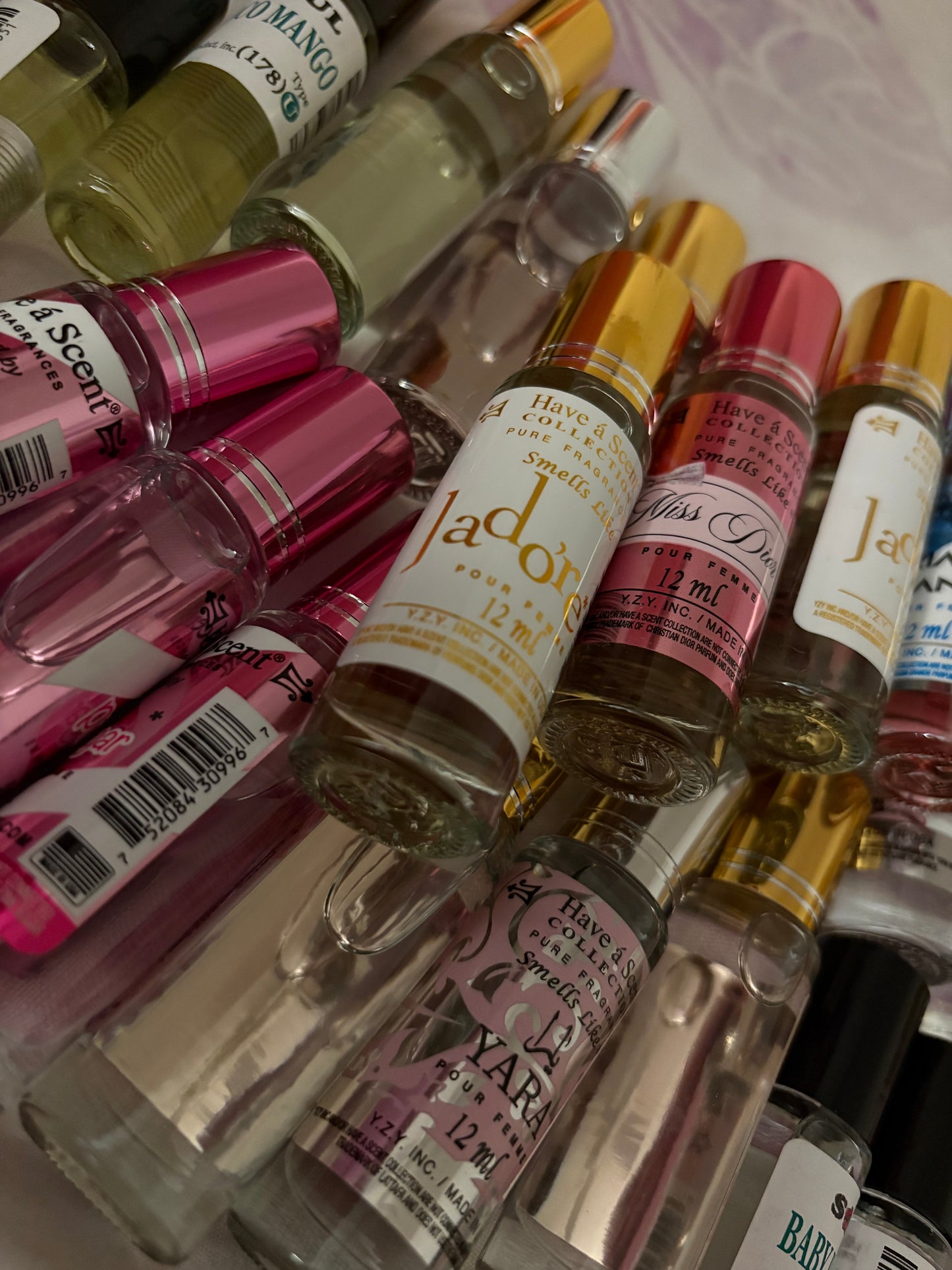 Roll on perfumes